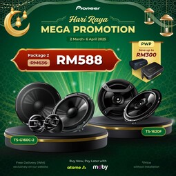 Pioneer Raya Promo Package 2 (TS-G160C-2 + TS-1620F)